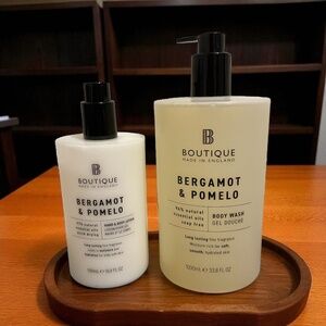 Boutique Bergamot & Pomelo Body Wash + Lotion Set | 33.8 oz + 16.9 oz | U K Made
